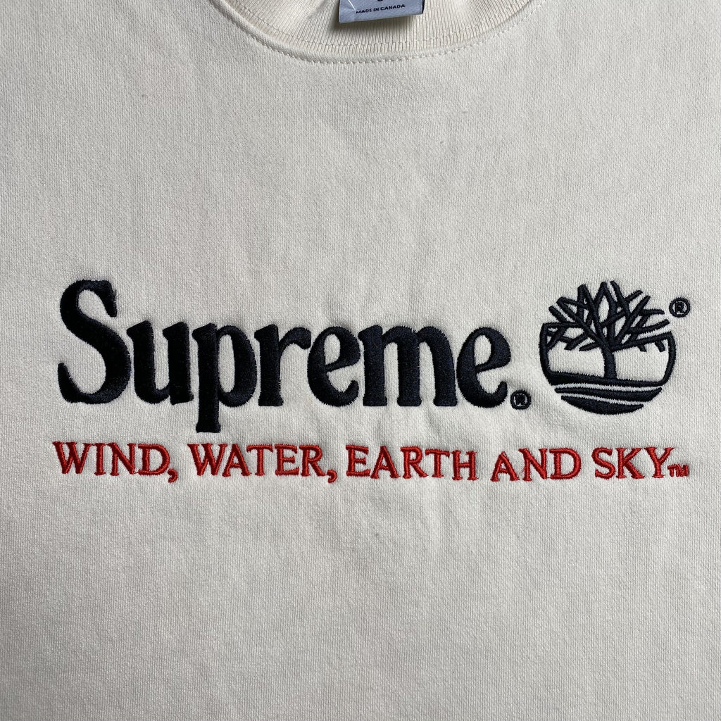 SUPREME X TIMBERLAND SWEATSHIRT NATURAL