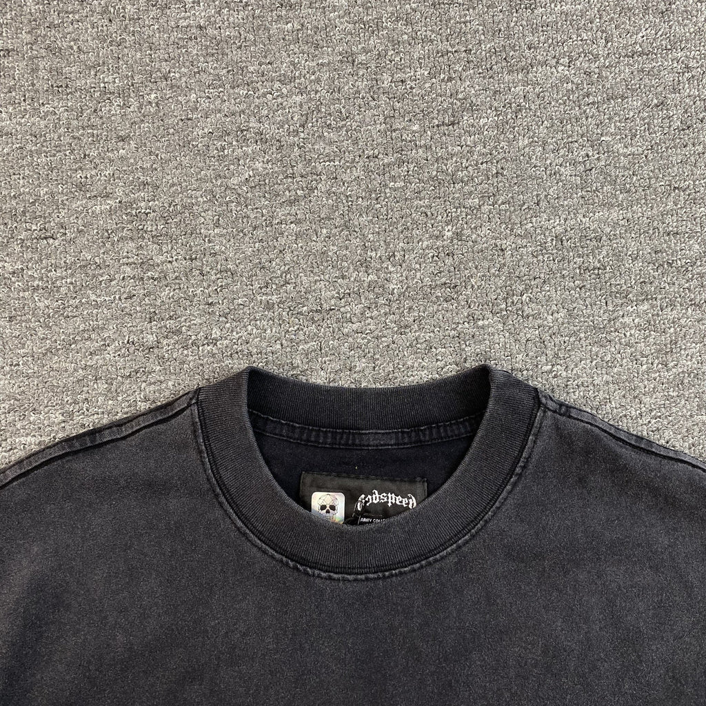 GODSPEED AMIGOS T-SHIRT WASHED BLACK