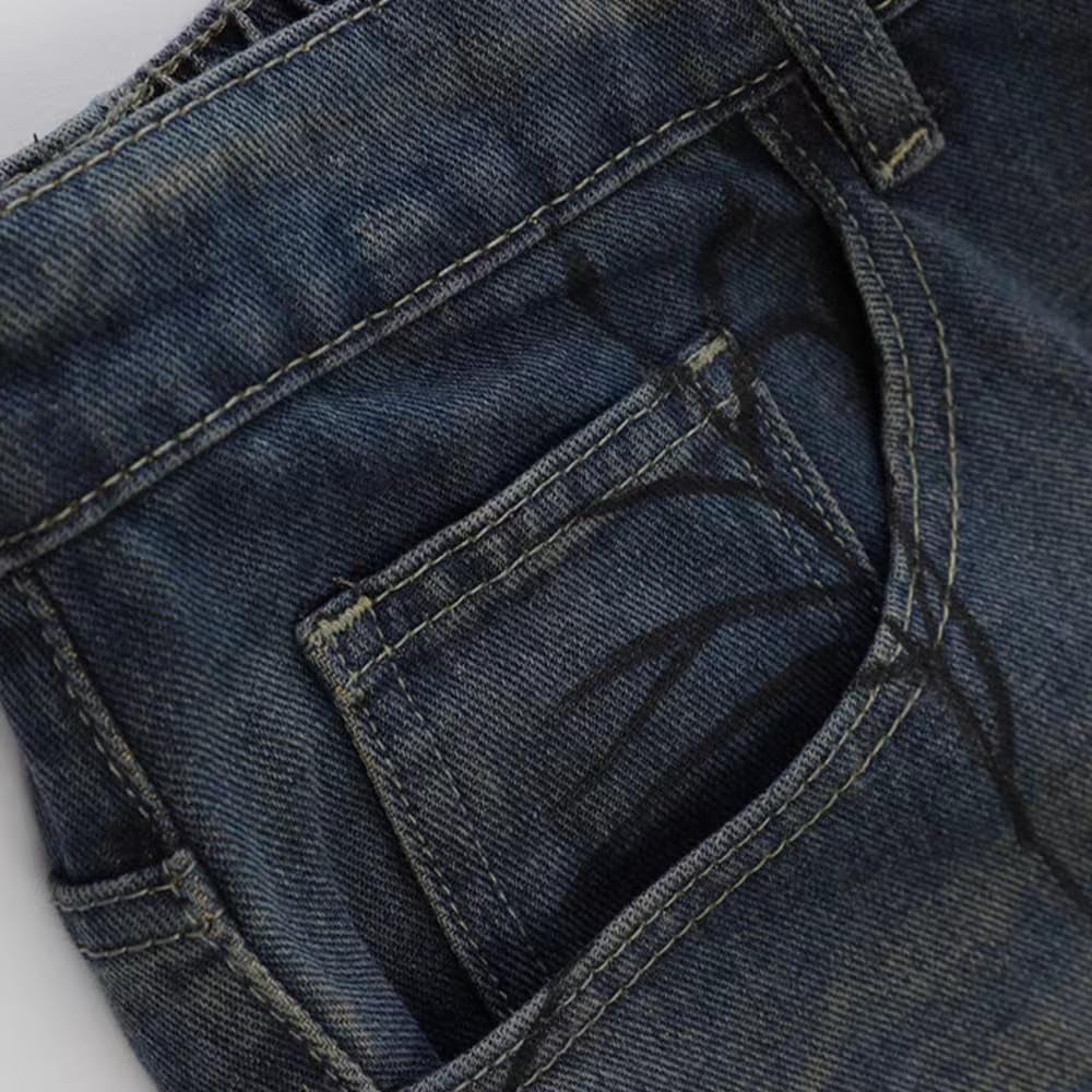 Y2K Blue Denim Shorts Summer Casual Loose Straight Leg Unisex Baggy Jeans Shorts Jorts Grunge Harajuku Streetwear