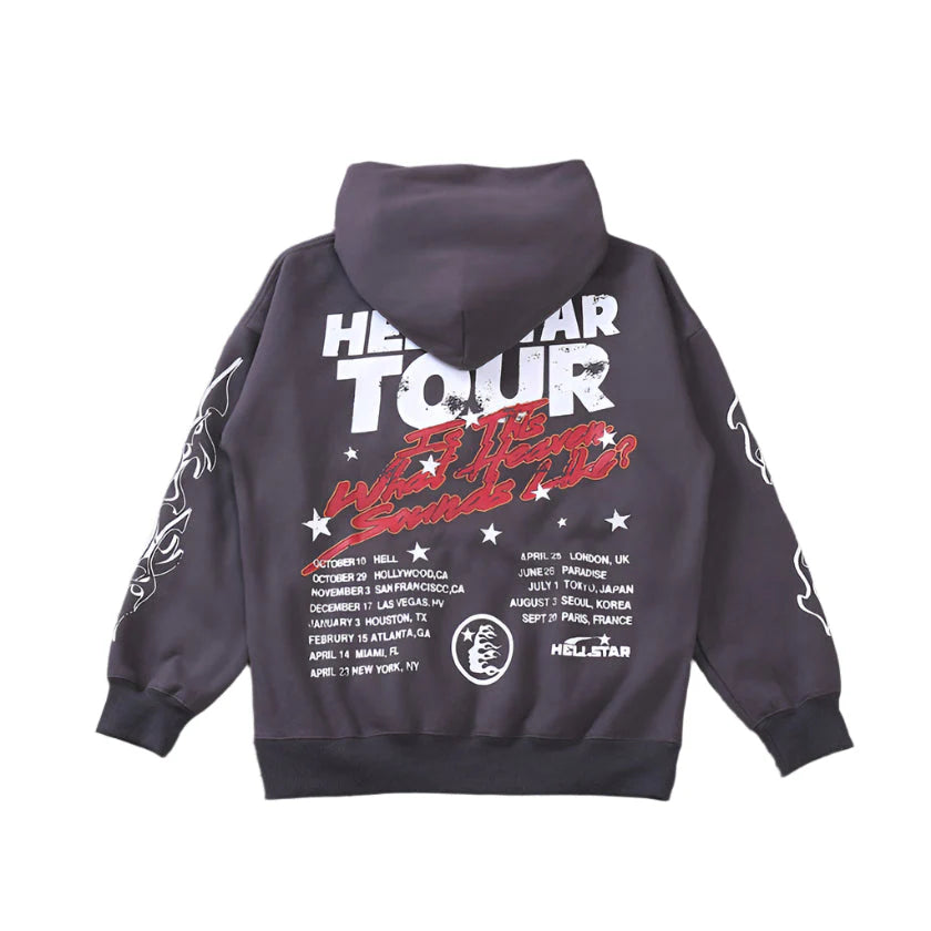 Hellstar "Records" Grey Hoodie