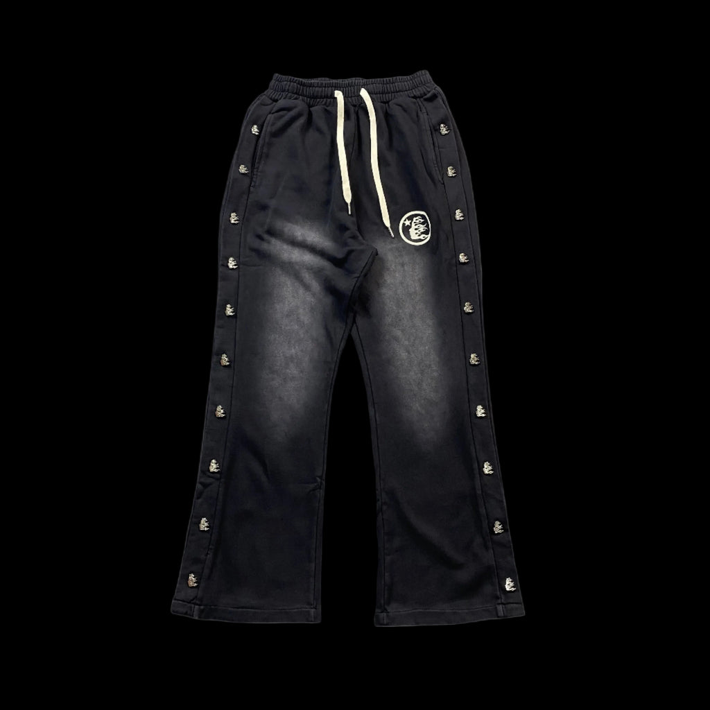Hellstar "Records" Black Sweatpants