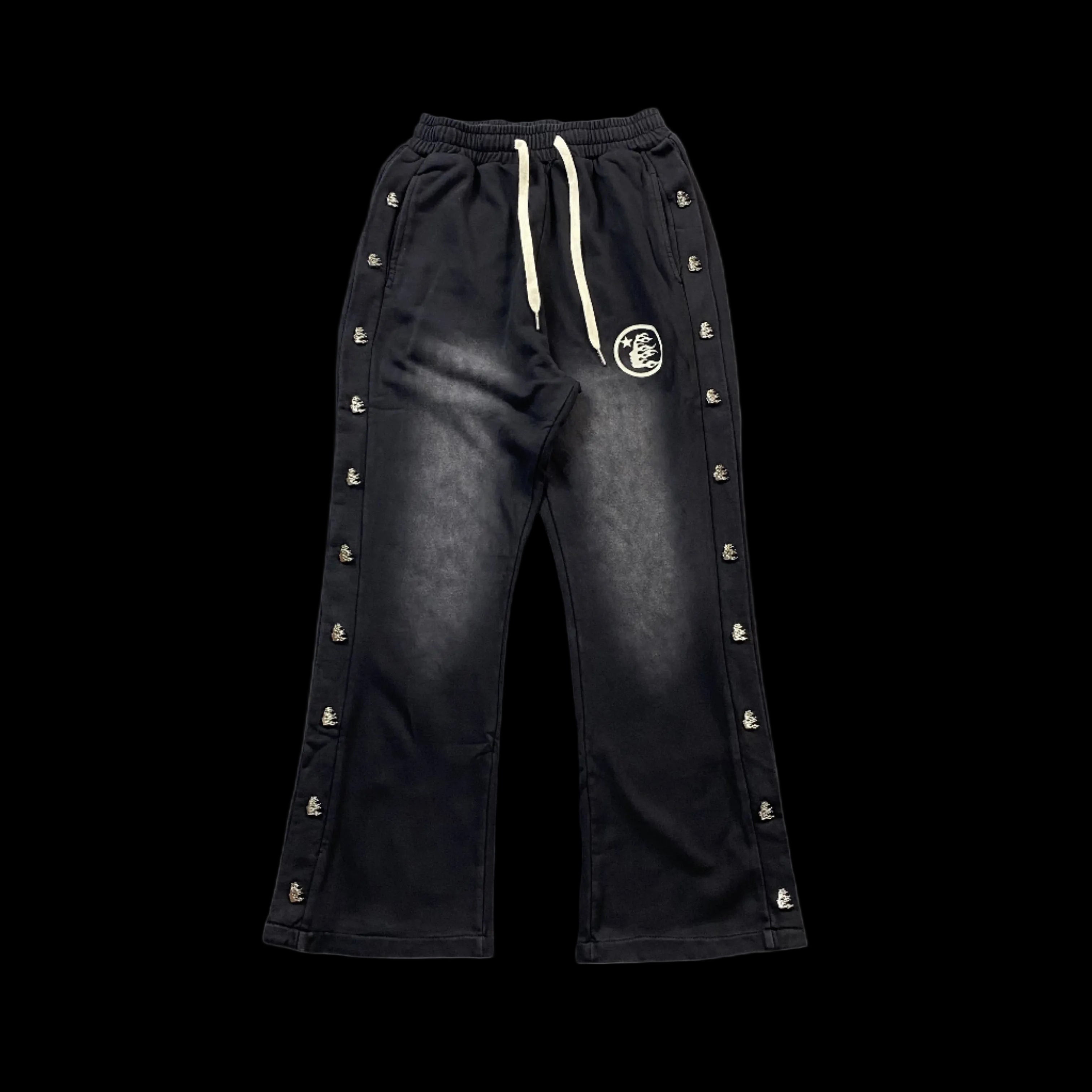 Hellstar "Records" Black Sweatpants