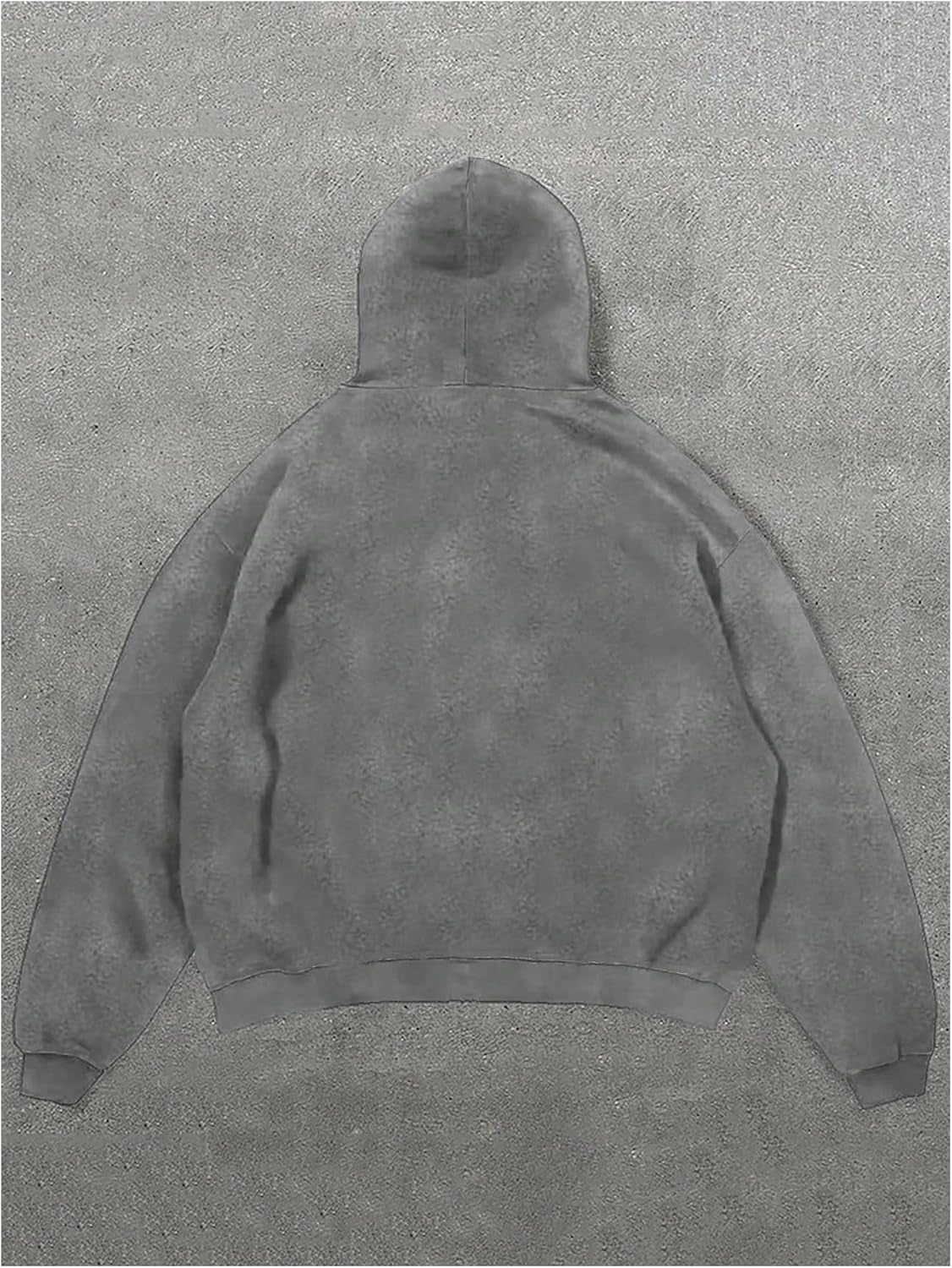 Men'S Cross Graphic Hoodies Oversized Hip Hop Lightweight Pullover Sweatshirt