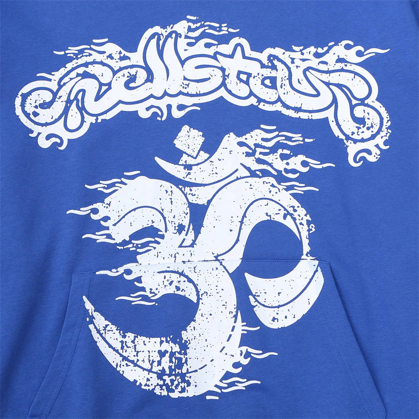 Hellstar "Sports" Blue Hoodie