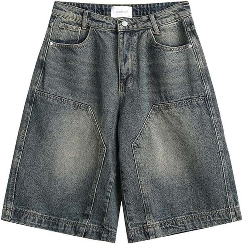 Streetwear Baggy Summer Jorts Y2K Shorts Vintage Acid Wash Jean Shorts Fashion Jorts