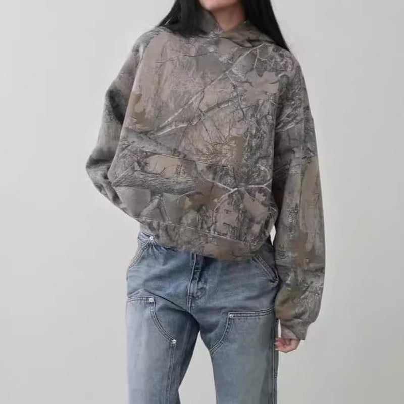 Y2K Cheetah Print Hoodie Pullover Vintage Leopard Print Hoodie Aesthetic Sweatshirt Trendy Graphic Streetwear Hoodies