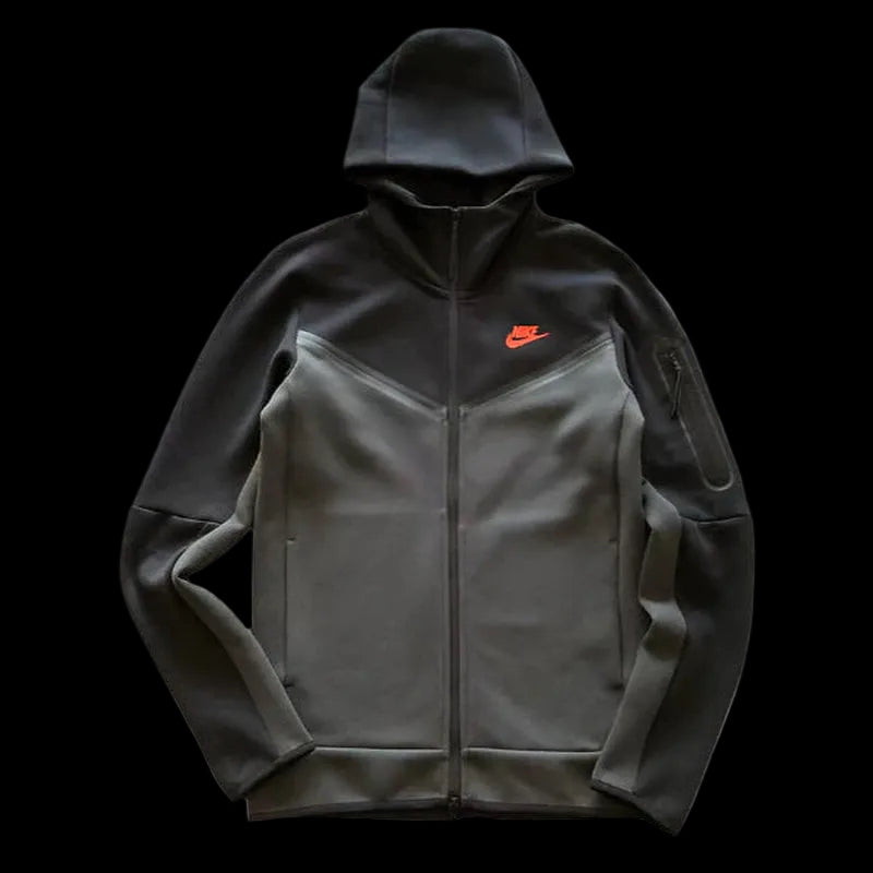 NIKE TECH FLEECE HOODIE X BLACK/DARK SMOKE GREY
