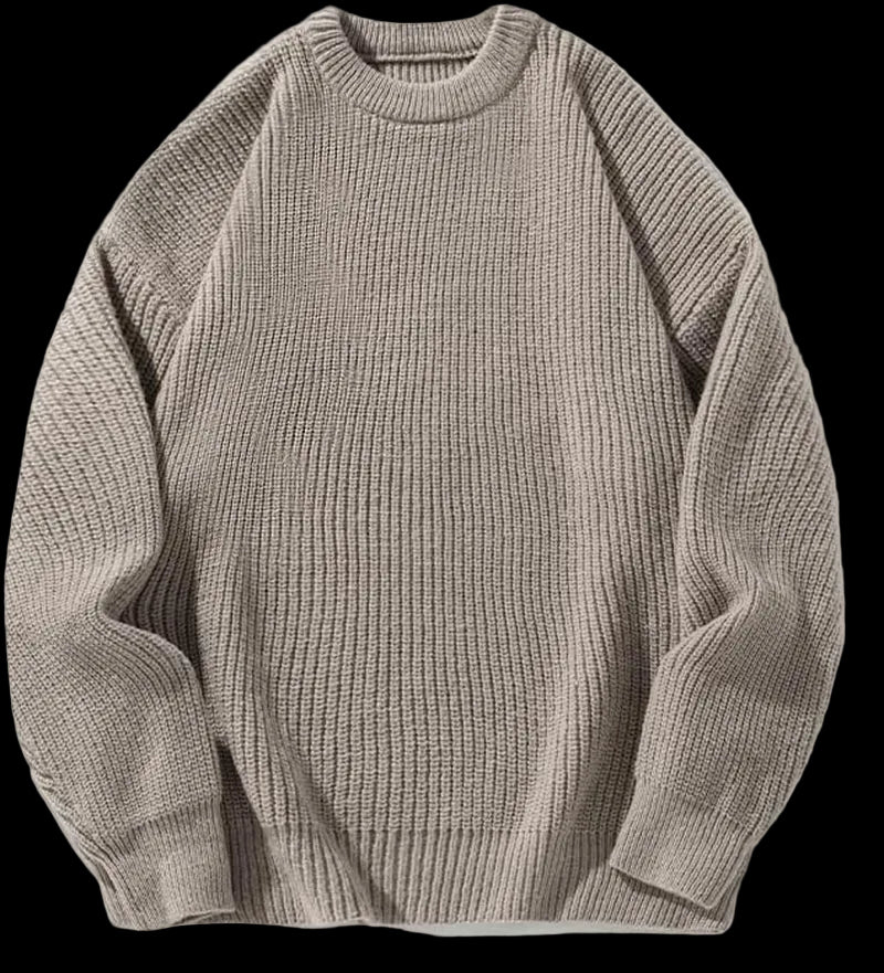 Men'S Vintage Grandpa Aesthetic Sweaters Crewneck Knitted Sweatshirt Pullovers Y2K Grunge Clothing Korean Streetwear