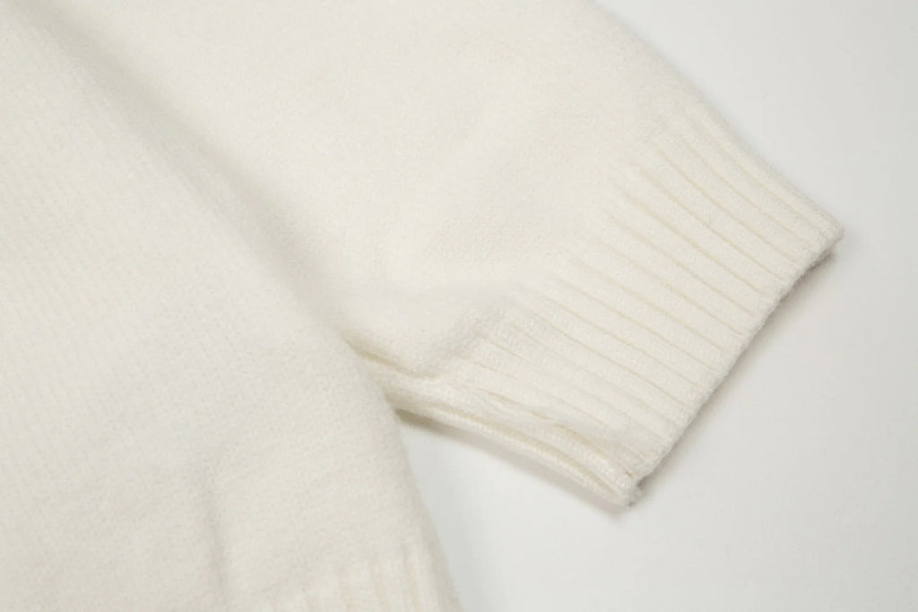 CHROME HEARTS BLACK CROSS PATCH HOODIE WHITE