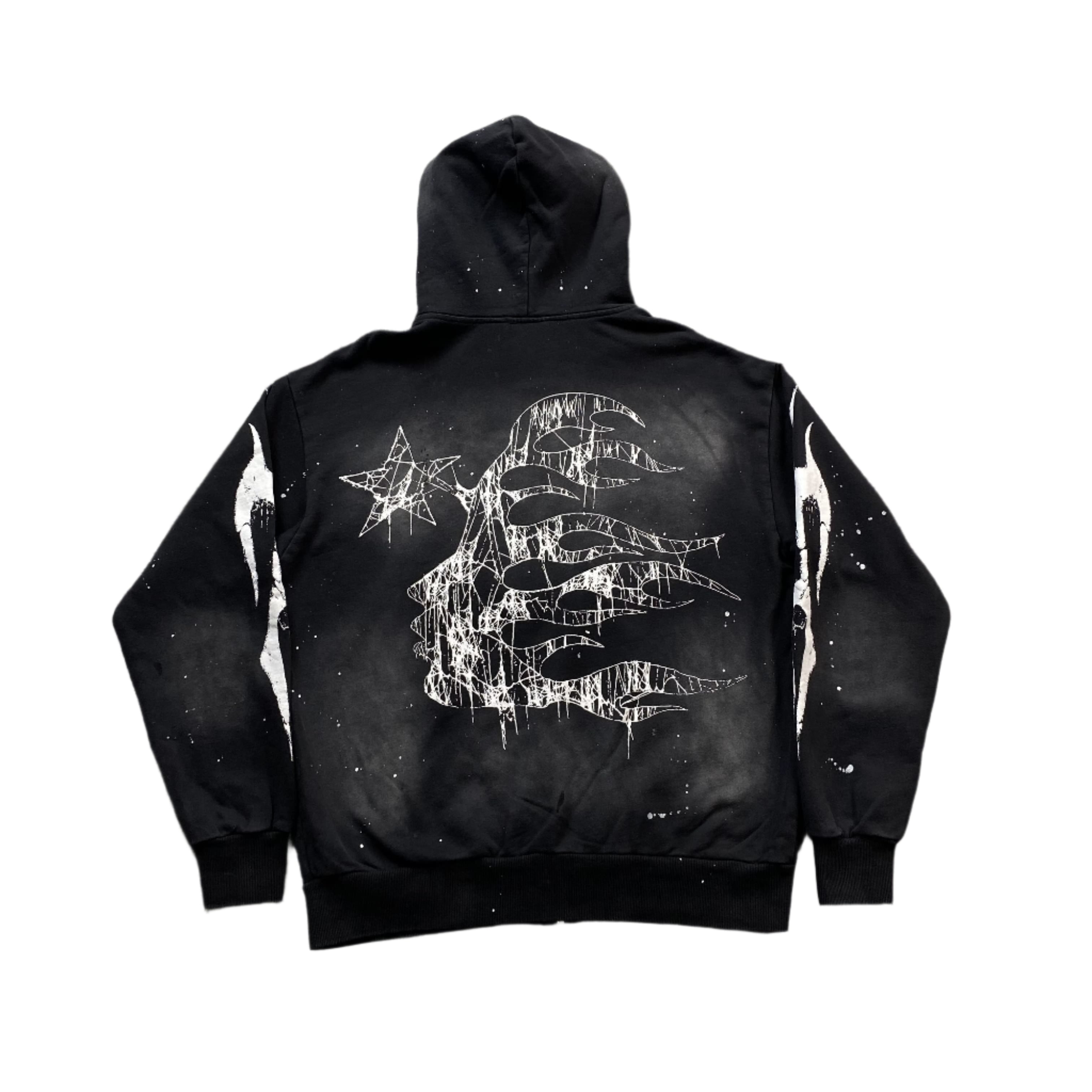 Hellstar "Sports" Black Zip Hoodie