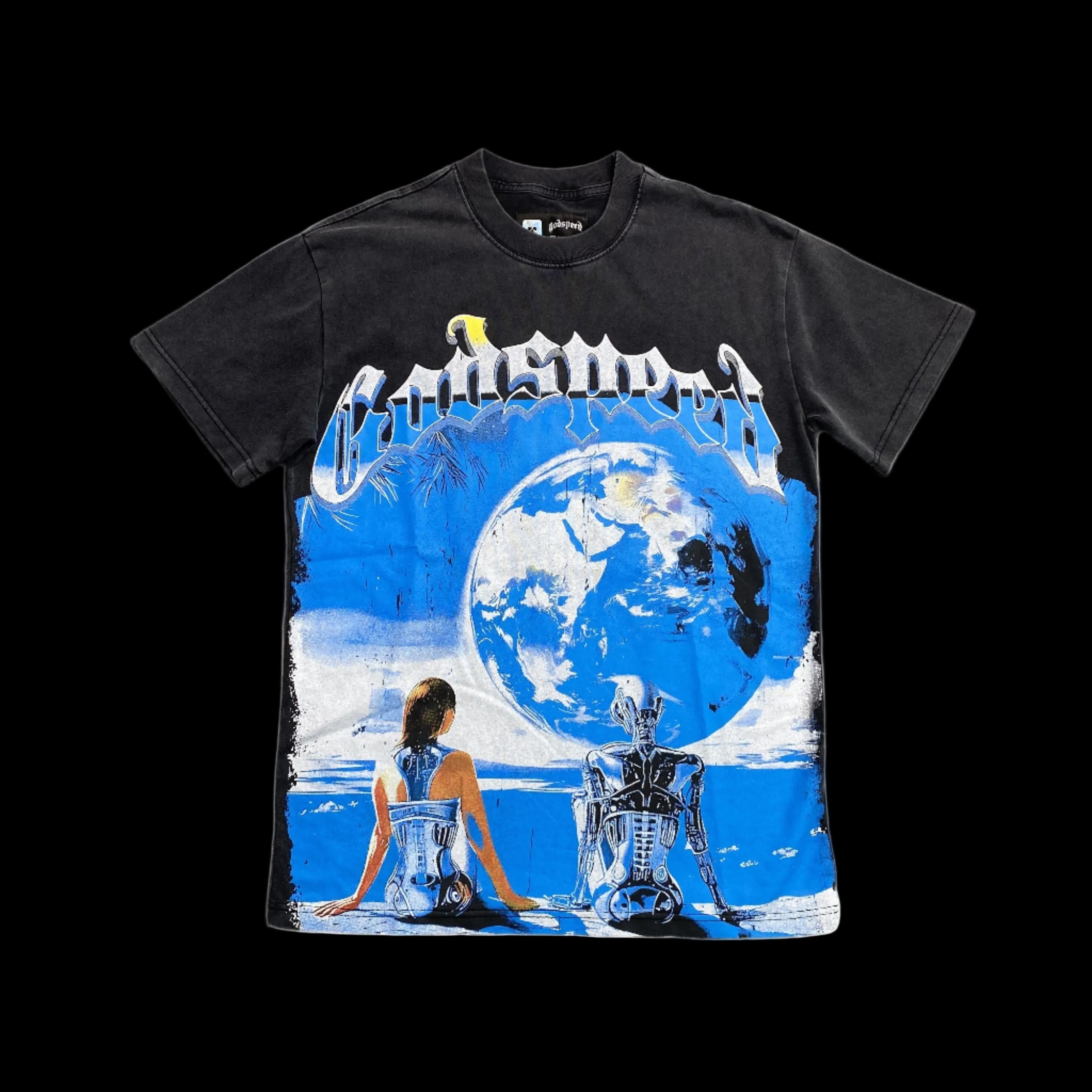 GODSPEED ARTIFICIAL LOVE T-SHIRT WASHED BLACK