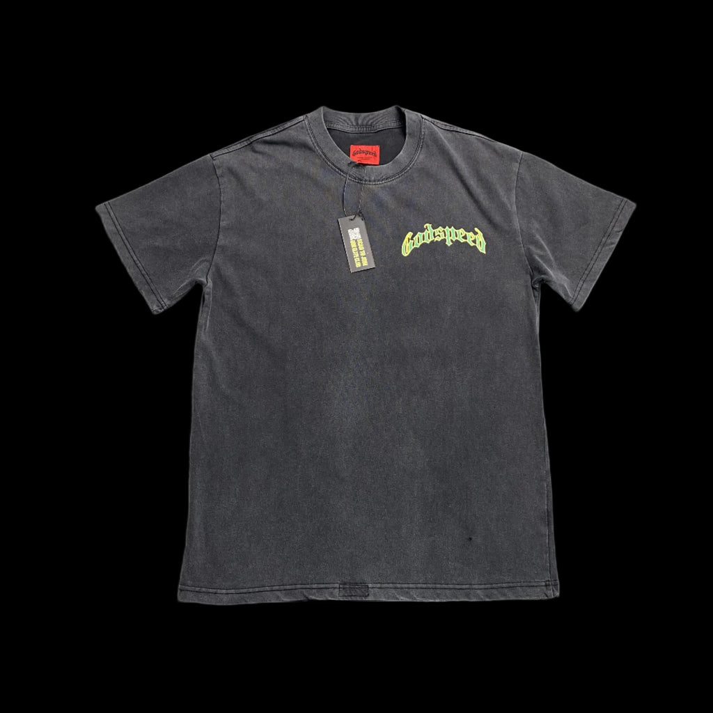 GODSPEED BALACLAVA SZN T-SHIRT WASHED BLACK