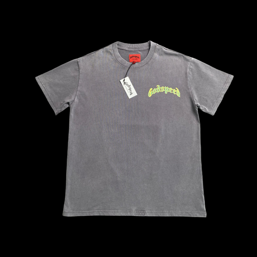 GODSPEED BALACLAVA SZN T-SHIRT WASHED GREY
