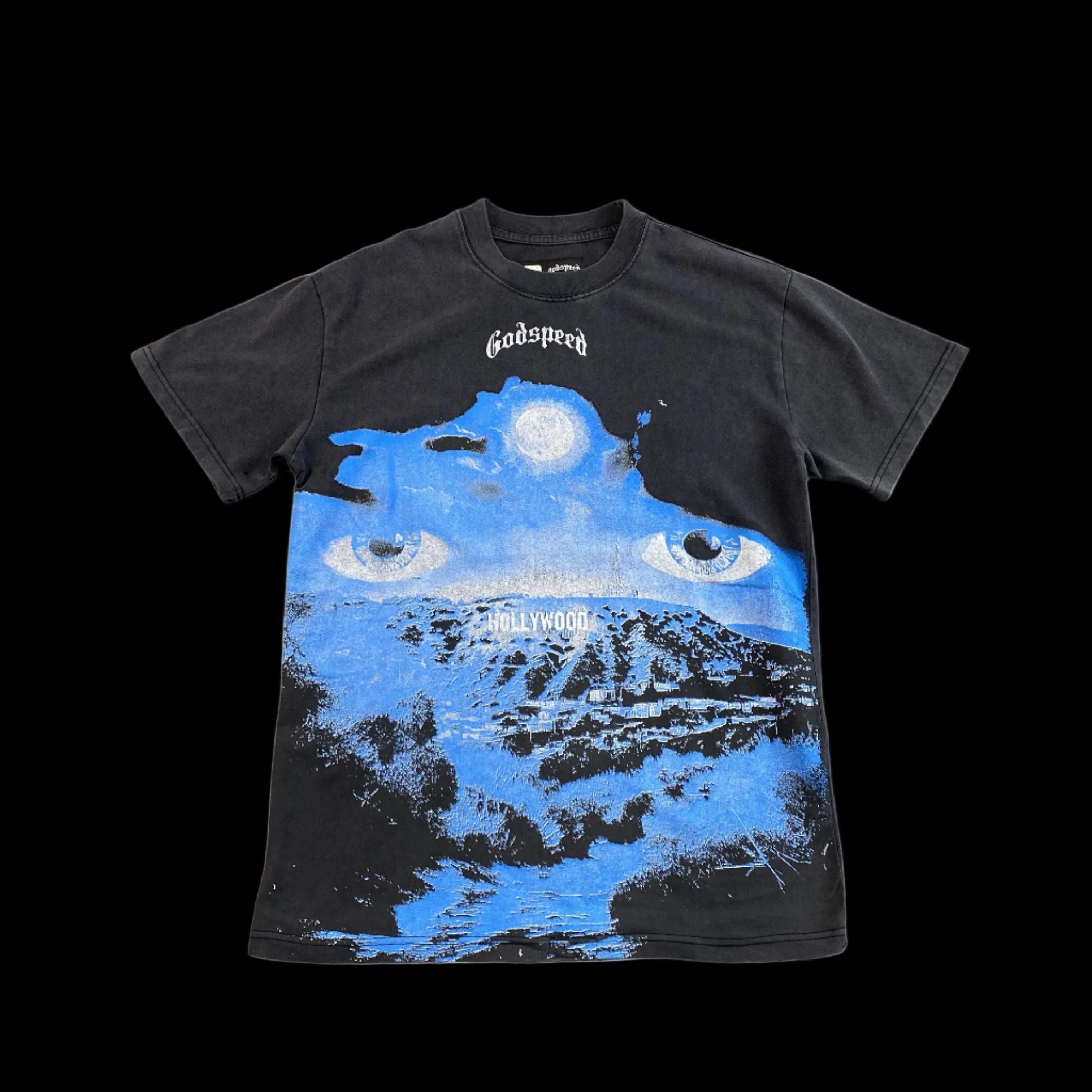 GODSPEED HILLS HAVE EYES T-SHIRT WASHED BLACK