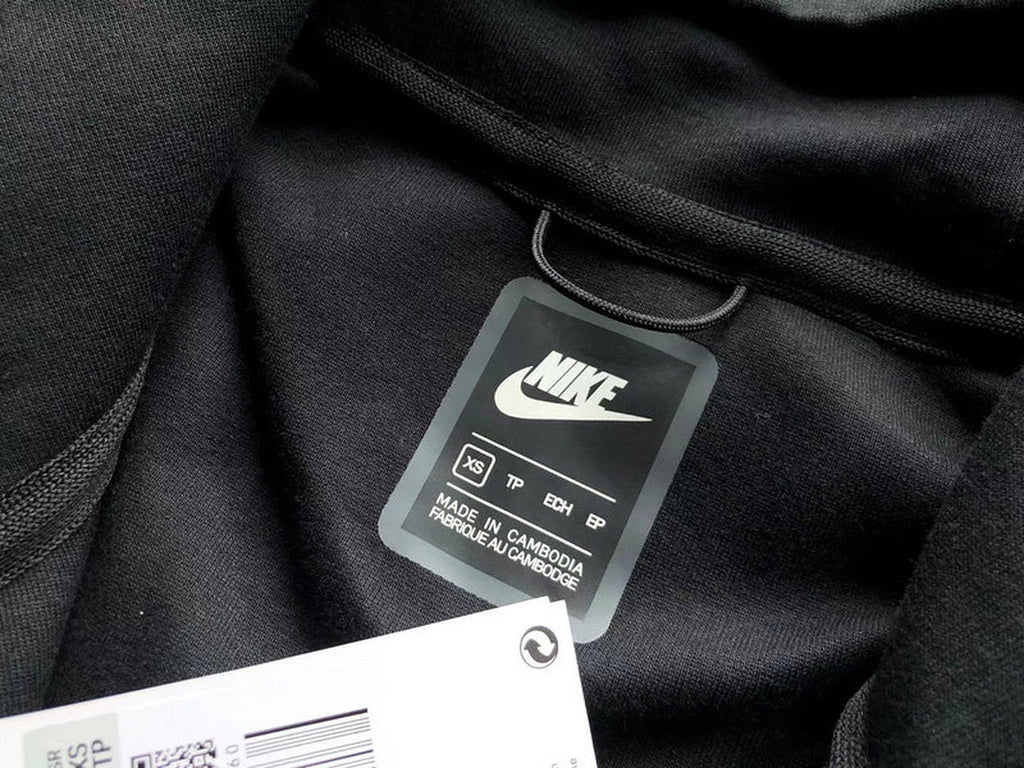 NIKE TECH FLEECE HOODIE X BLACK