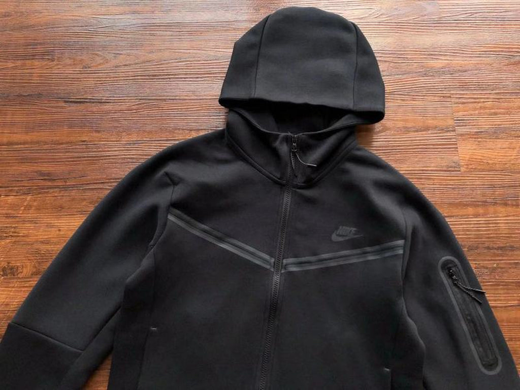 NIKE TECH FLEECE HOODIE X BLACK
