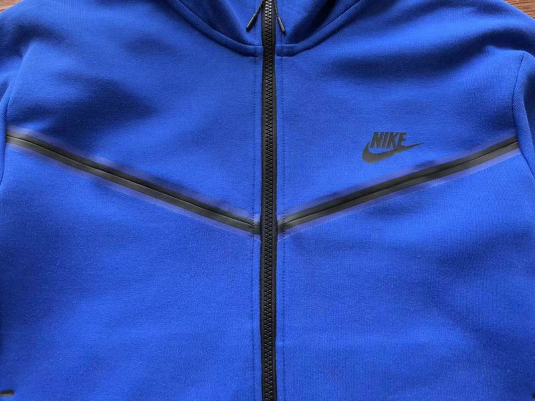 NIKE TECH FLEECE HOODIE X BLUE