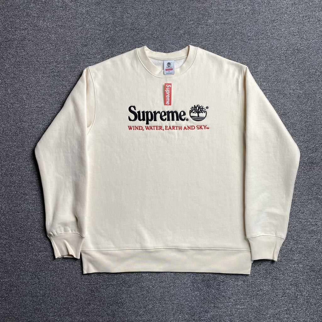 SUPREME X TIMBERLAND SWEATSHIRT NATURAL