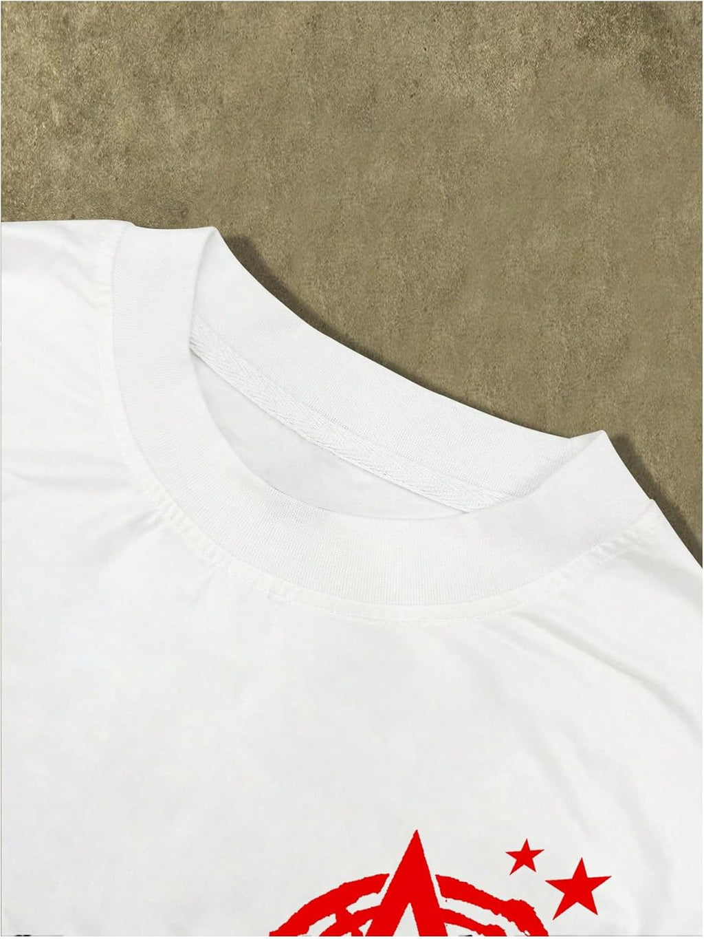 Men'S Graphic Tees Y2K Shirts Summer Letter Print Crew Neck Short Sleeve Casual T-Shirt Loose Top