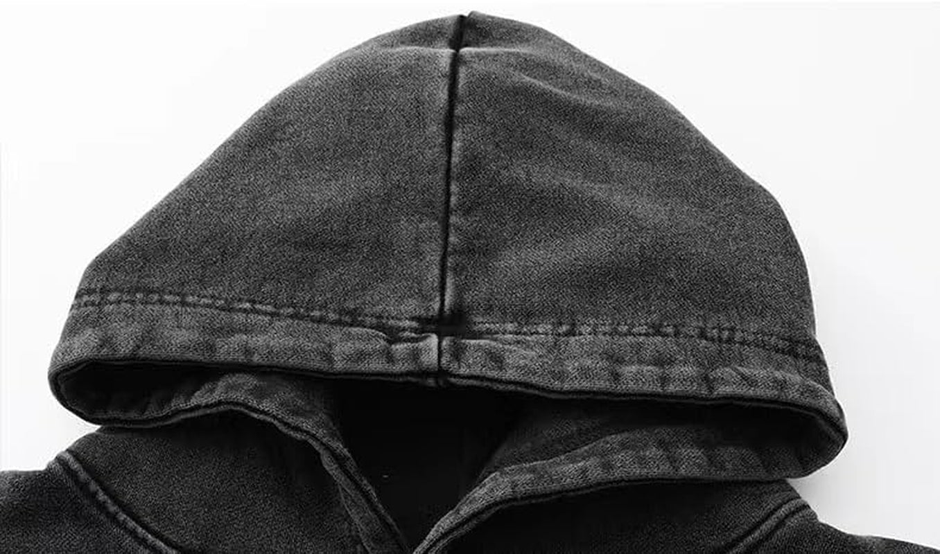 Retro Y2K Hoodie Gothic Casual Alphabet Blast Print Pattern Skull Fashion Hoodie Men Harajuku Men Clothing