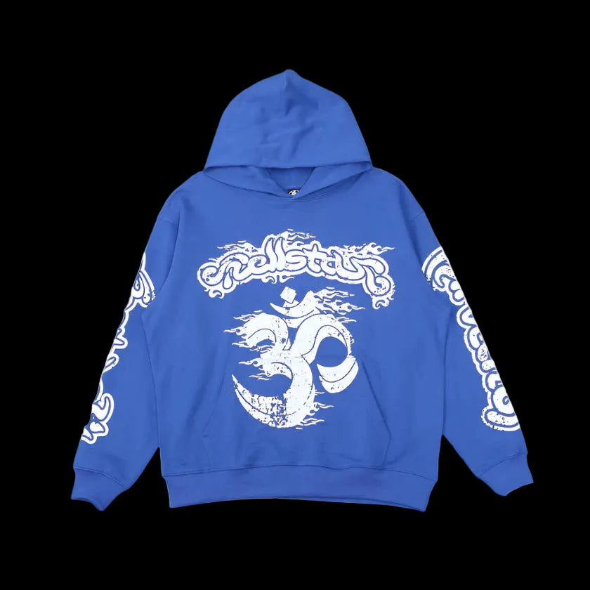 Hellstar "Sports" Blue Hoodie